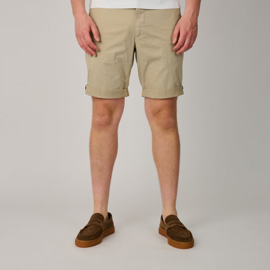 Beige Torino University Shorts