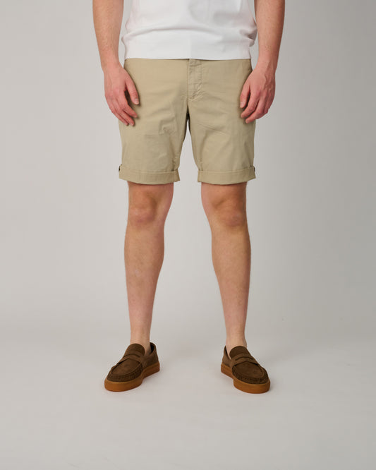 Beige Torino University Shorts