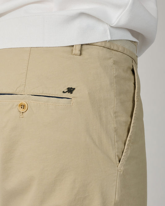 Beige Torino University Shorts