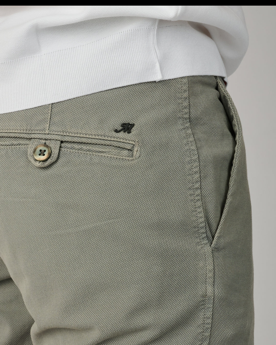 Grigio Pinpoint Torino Shorts
