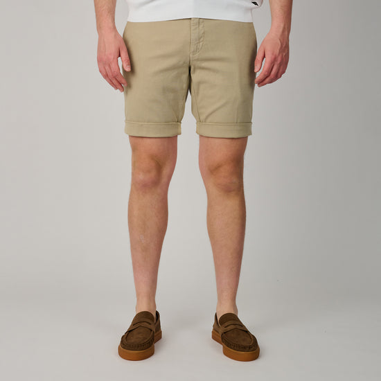 Latte Pinpoint Torino Shorts
