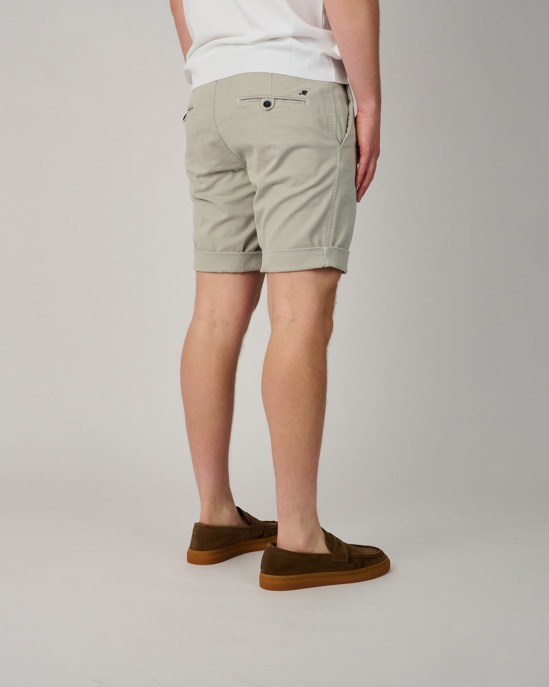 Celestino Beige Pinpoint Torino Shorts