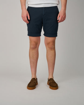 Navy Pinpoint Torino Shorts
