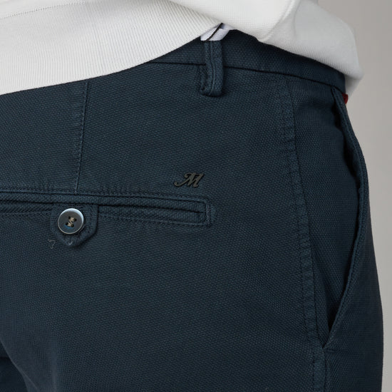 Navy Pinpoint Torino Shorts