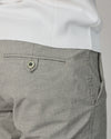 Grey Striped Torino Shorts