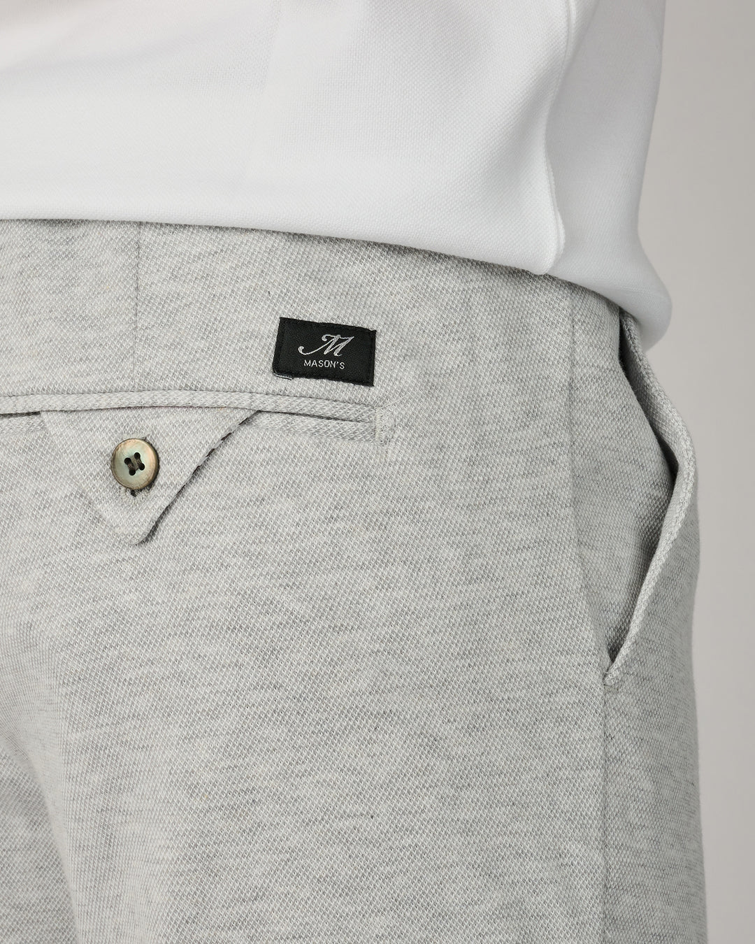 Light Grey  Jersey Shorts