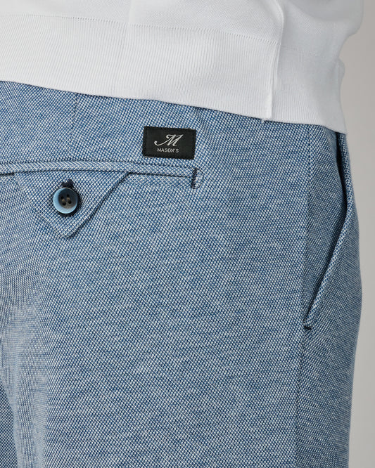 Celeste Blue Jersey Shorts