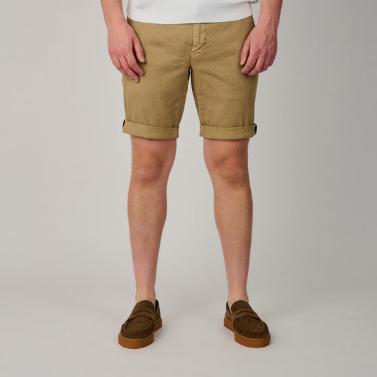 Camel Beige Linnen Torino Oxford