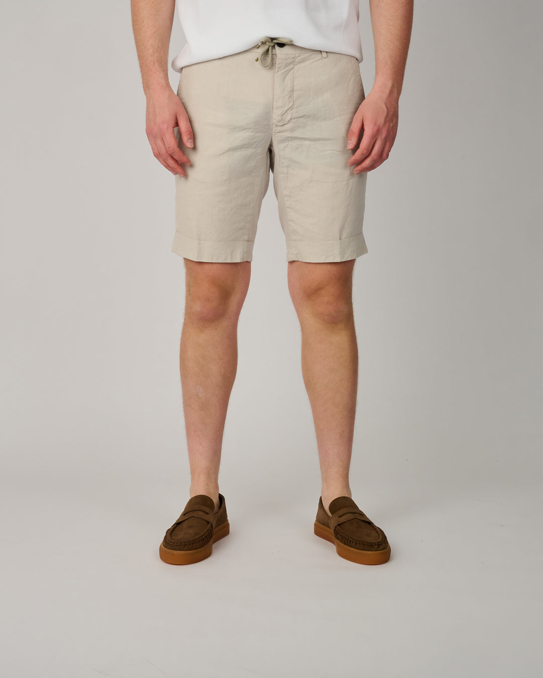 Beige Linnen Milano Jogger