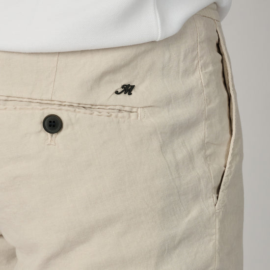 Beige Linnen Milano Jogger