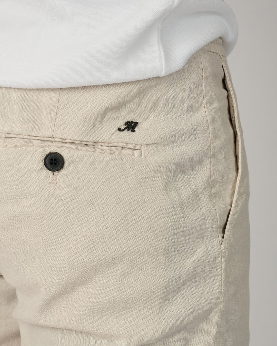Beige Linnen Milano Jogger