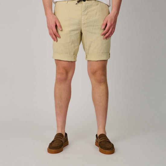Beige Perla Linnen Milano Jogger