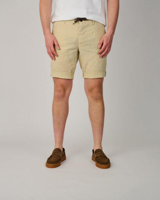 Beige Perla Linnen Milano Jogger