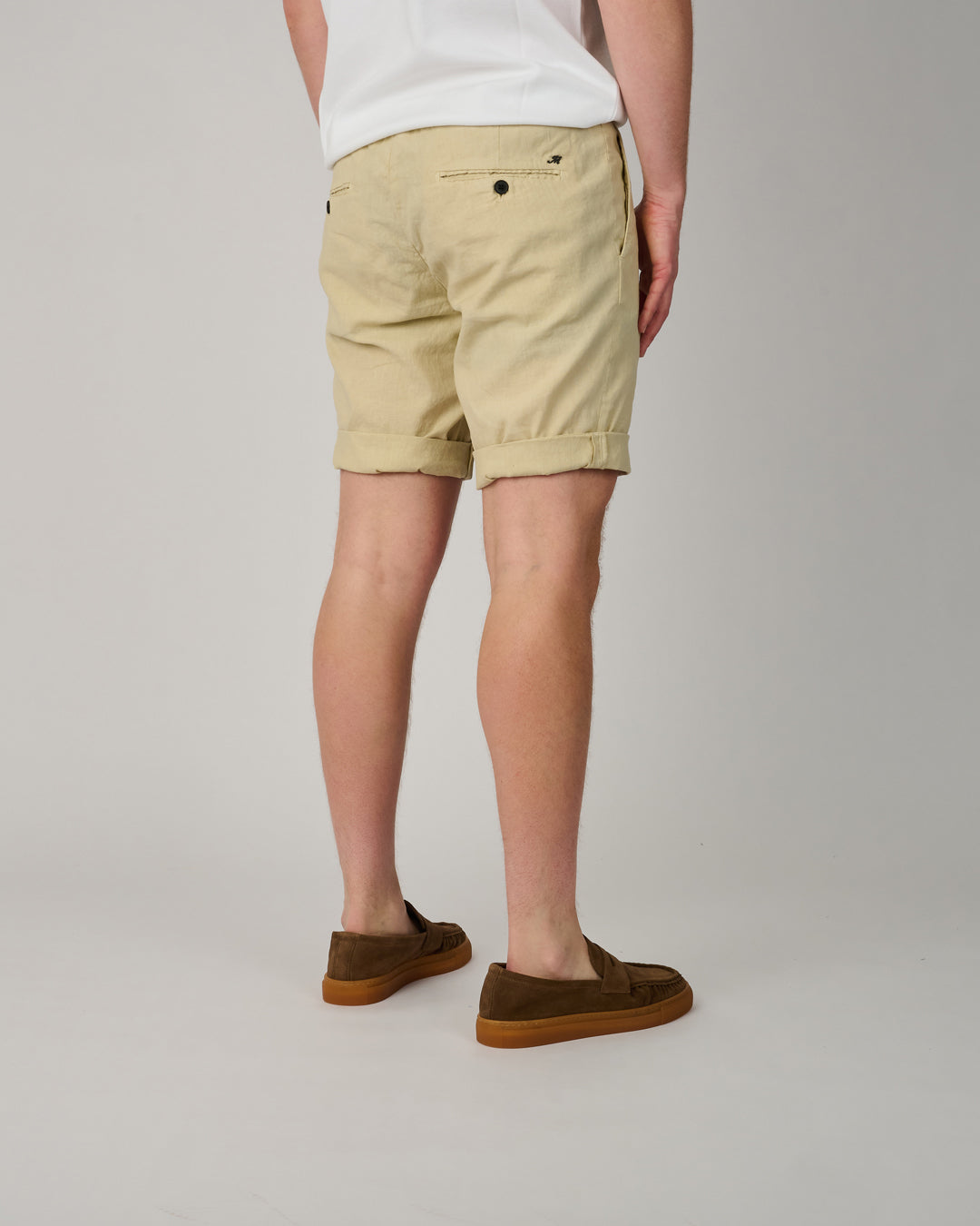 Beige Perla Linnen Milano Jogger