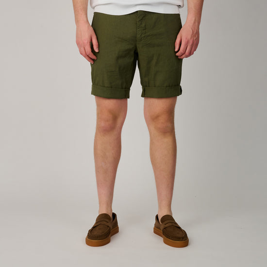 Verde Scuro Linnen Milano Perla