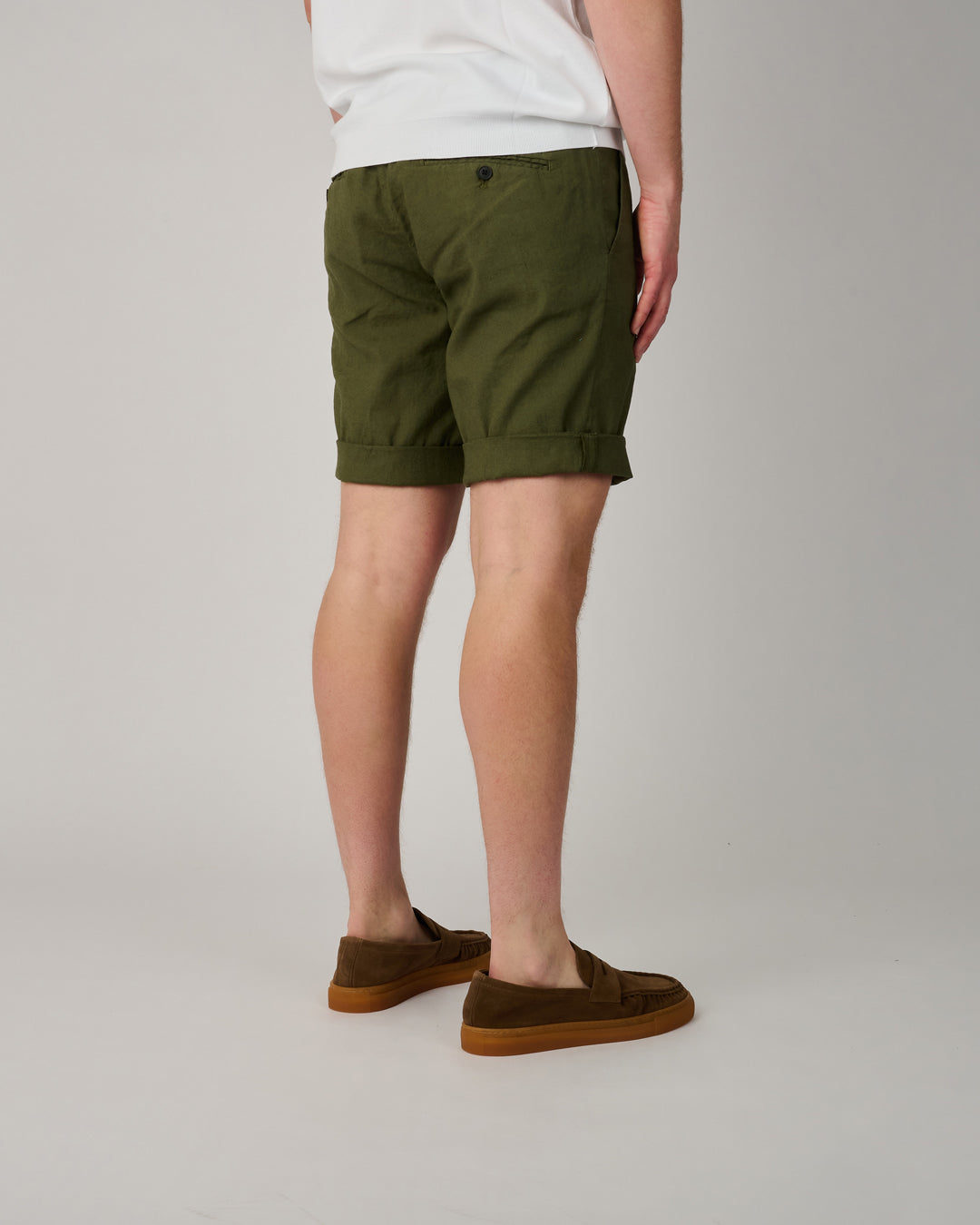 Verde Scuro Linnen Milano Perla