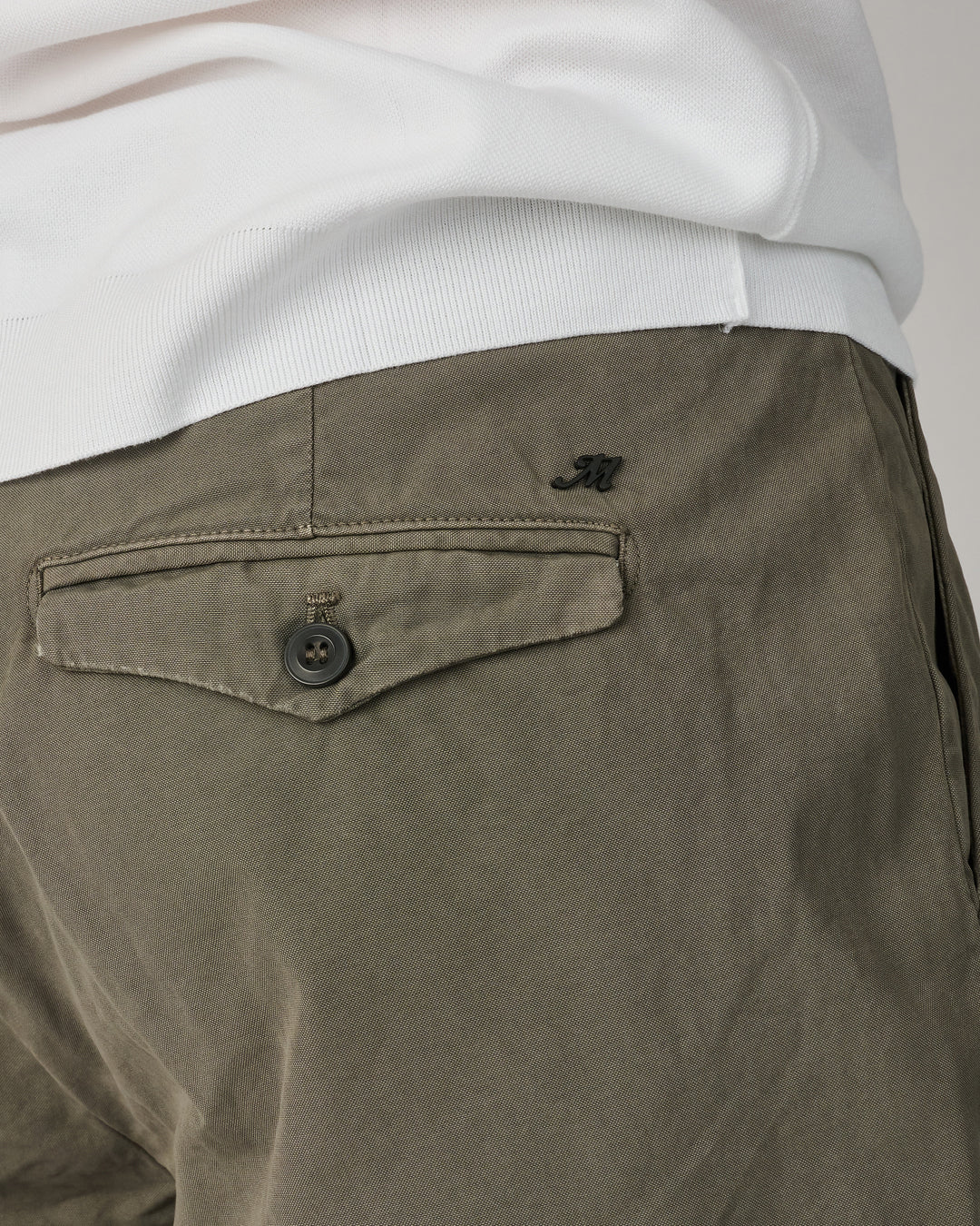 Grigio Scuro Pince Pants Loose Fit