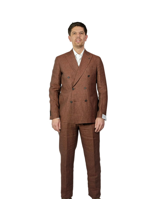 Bruciato Brown Double Breasted