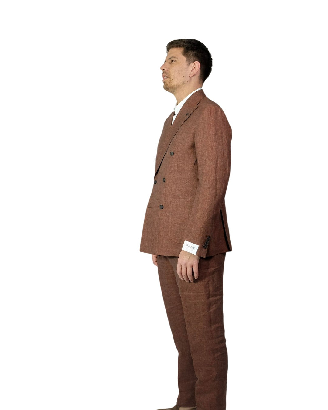 Bruciato Brown Double Breasted