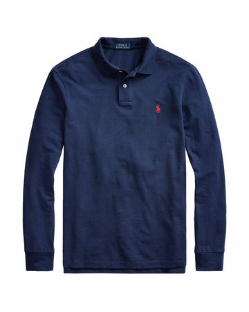 Newport Navy Mesh Custom Fit Polo