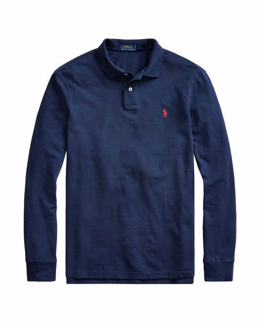 Newport Navy Mesh Custom Fit Polo