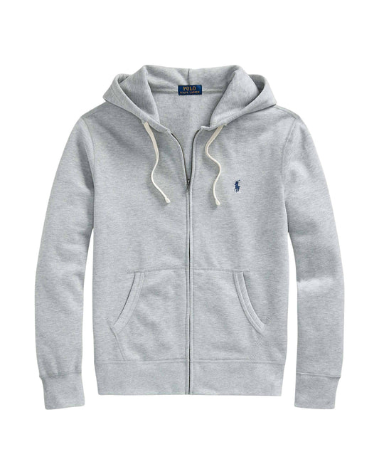 Andover Heather Fleece Full Zip Hoodie