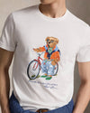 White Summer Bear Jersey T-shirt