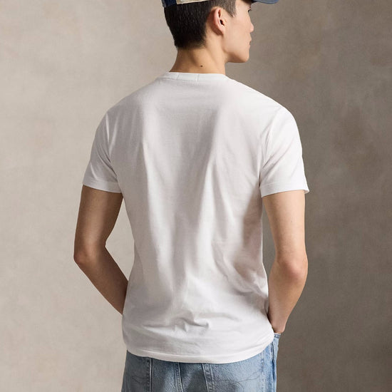 White Summer Bear Jersey T-shirt