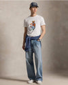 White Summer Bear Jersey T-shirt