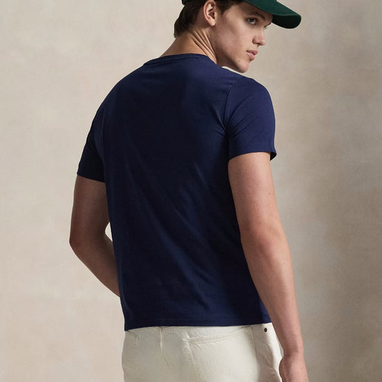 Newport Navy Jersey Custom Slim Fit T-shirt