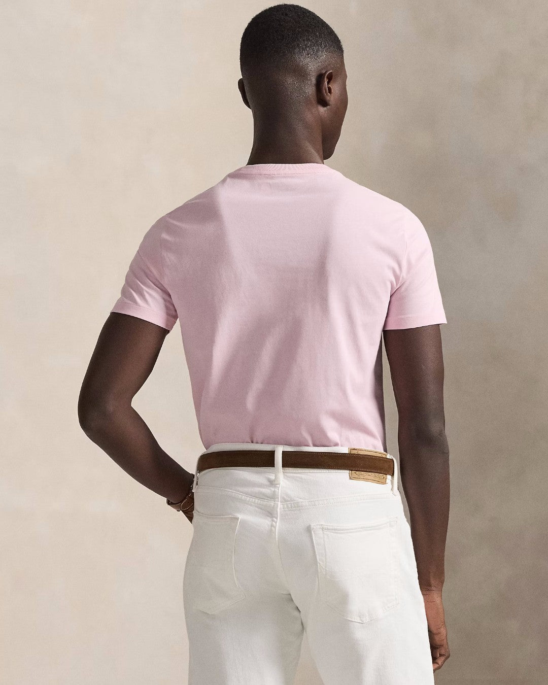 Garden Pink Jersey Custom Slim Fit T-shirt