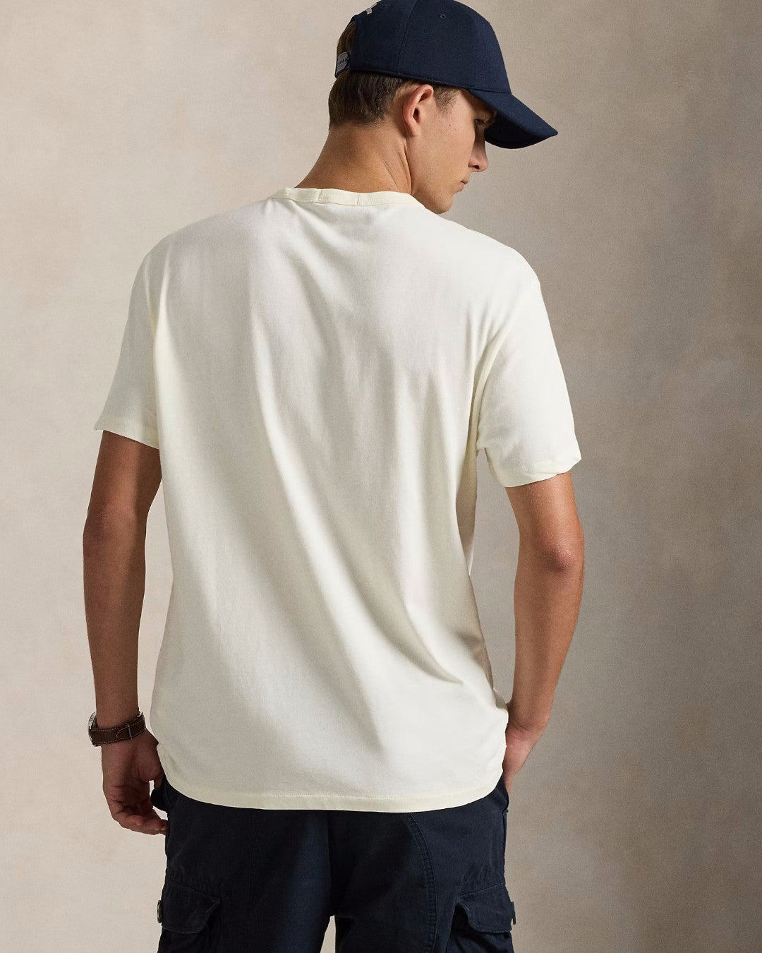 Clubhouse Cream Jersey Classic Fit T-shirt