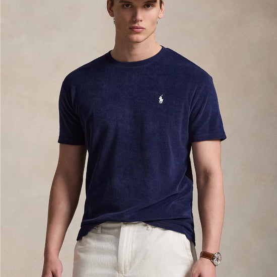 Newport Navy Lightweight Cotton Terry T-shirt