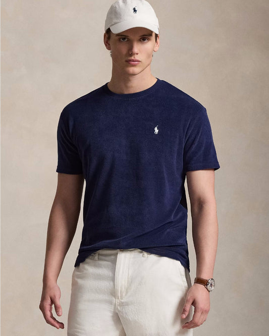Newport Navy Lightweight Cotton Terry T-shirt