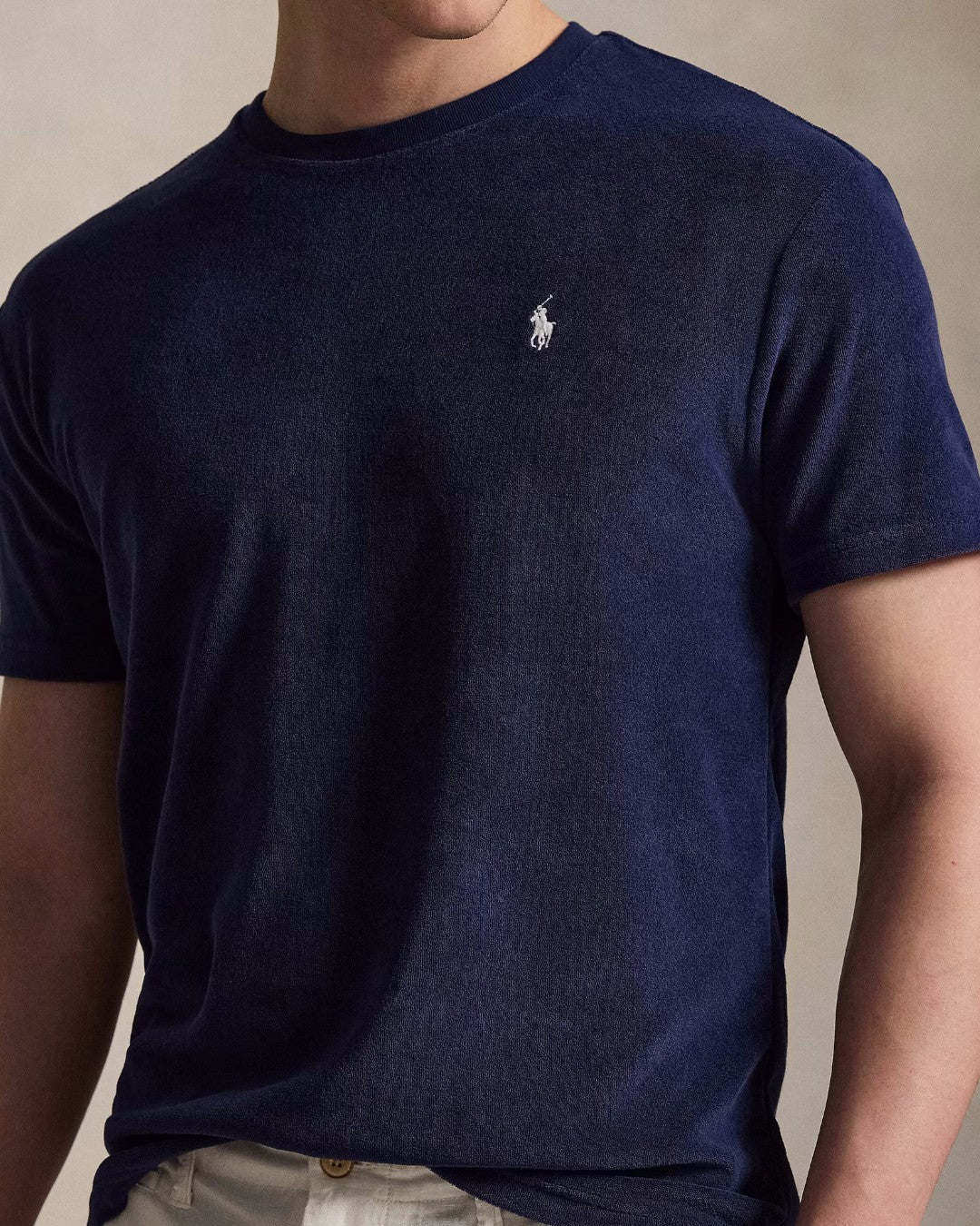 Newport Navy Lightweight Cotton Terry T-shirt