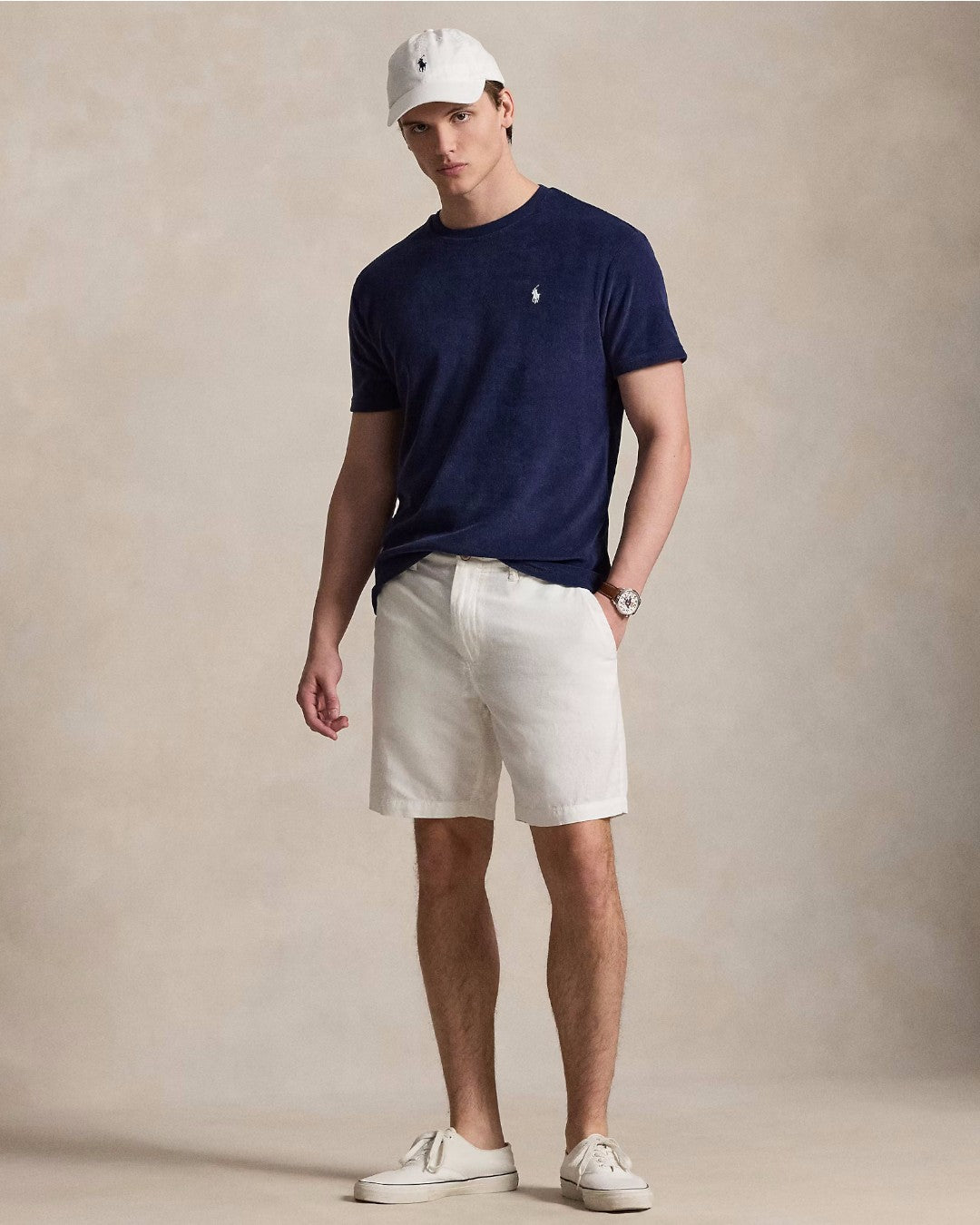 Newport Navy Lightweight Cotton Terry T-shirt