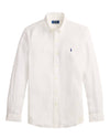 White Linen Slim Fit Shirt