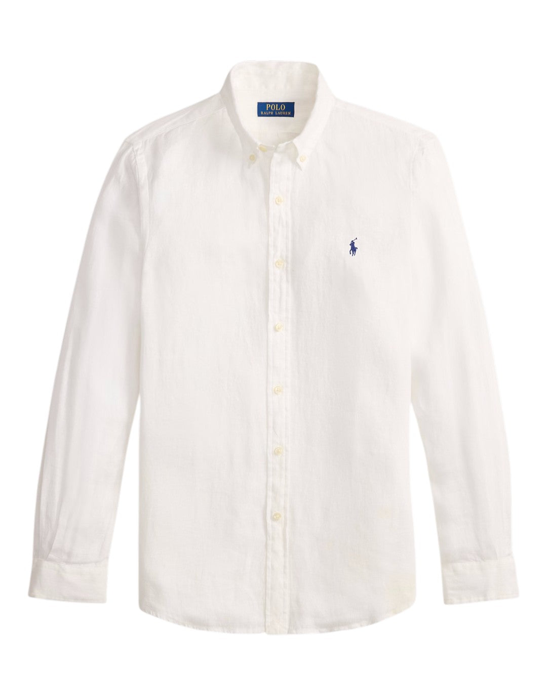 White Linen Slim Fit Shirt
