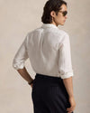 White Linen Slim Fit Shirt