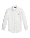 White Linen Custom Fit Shirt