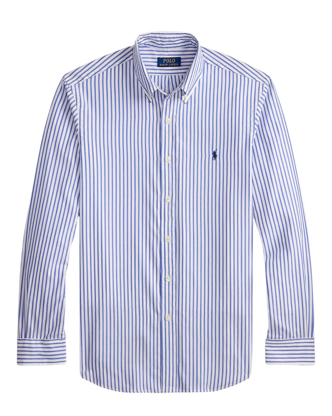 White Blue Washed Broadcloth Shirt
