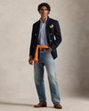 White Blue Washed Broadcloth Shirt