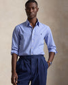 Med Blue White Washed Broadcloth Shirt