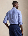 Med Blue White Washed Broadcloth Shirt