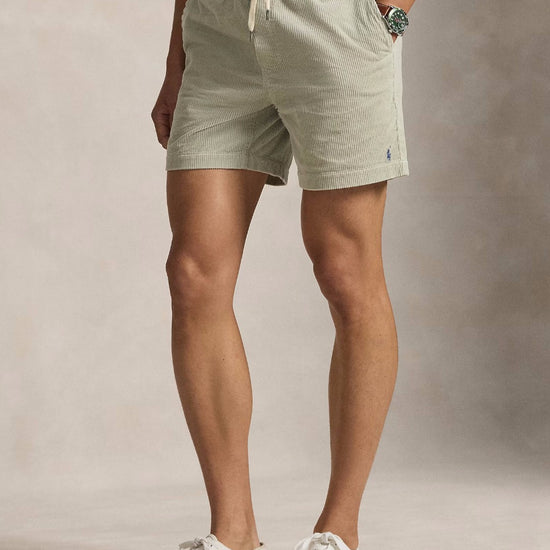 Khaki Stone Corduroy Shorts