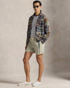 Khaki Stone Corduroy Shorts