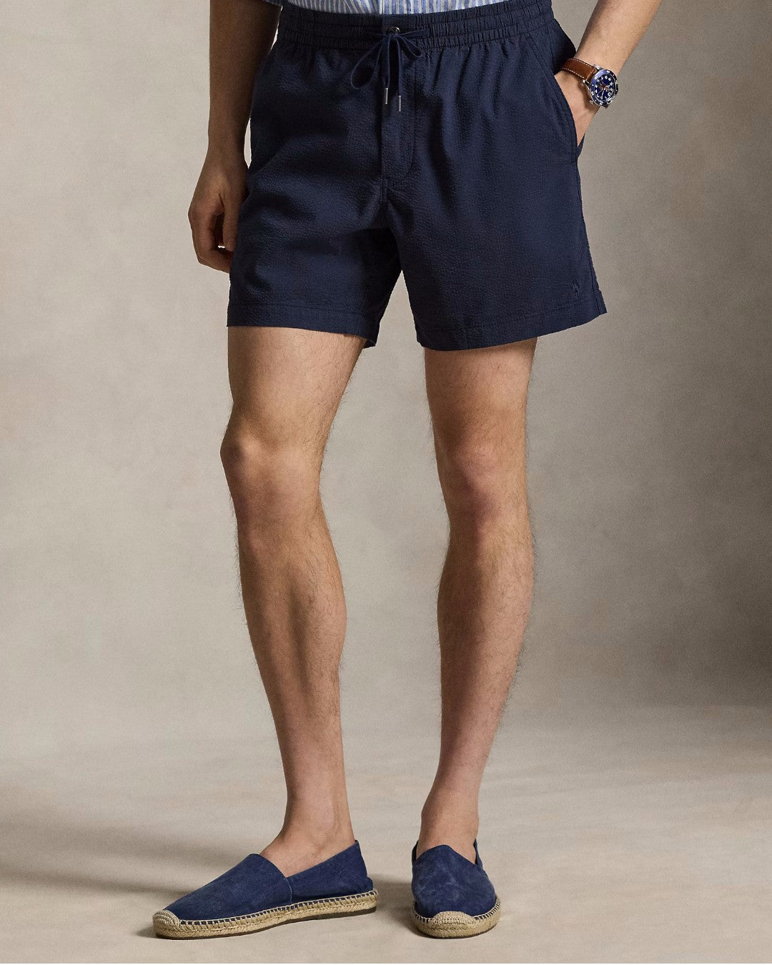 Newport Navy Seersucker Shorts