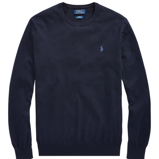 checkpoint-Hunter-Navy-Pima-Cotton-Slim-Fit-Pullover-ralph-lauren 
