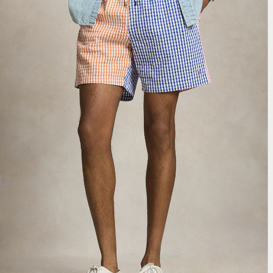 Gingham Funshort Seersucker Swimshort