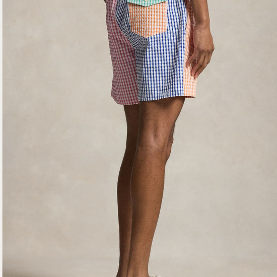 Gingham Funshort Seersucker Swimshort